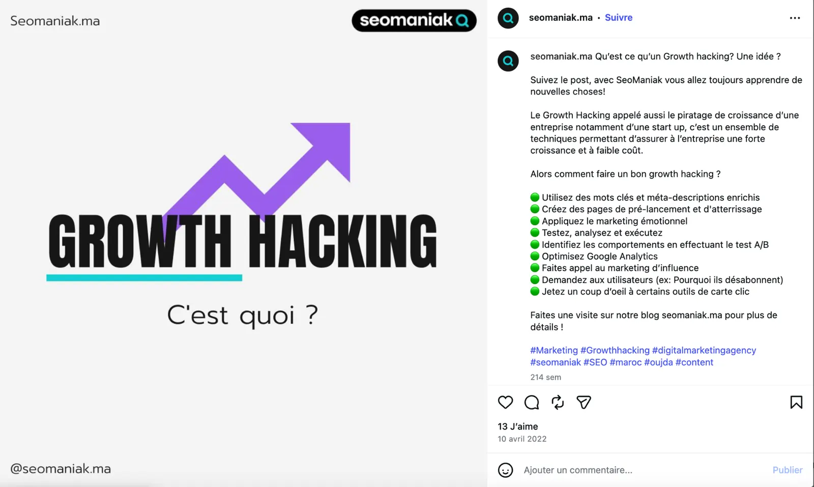 Publication « Growth hacking »