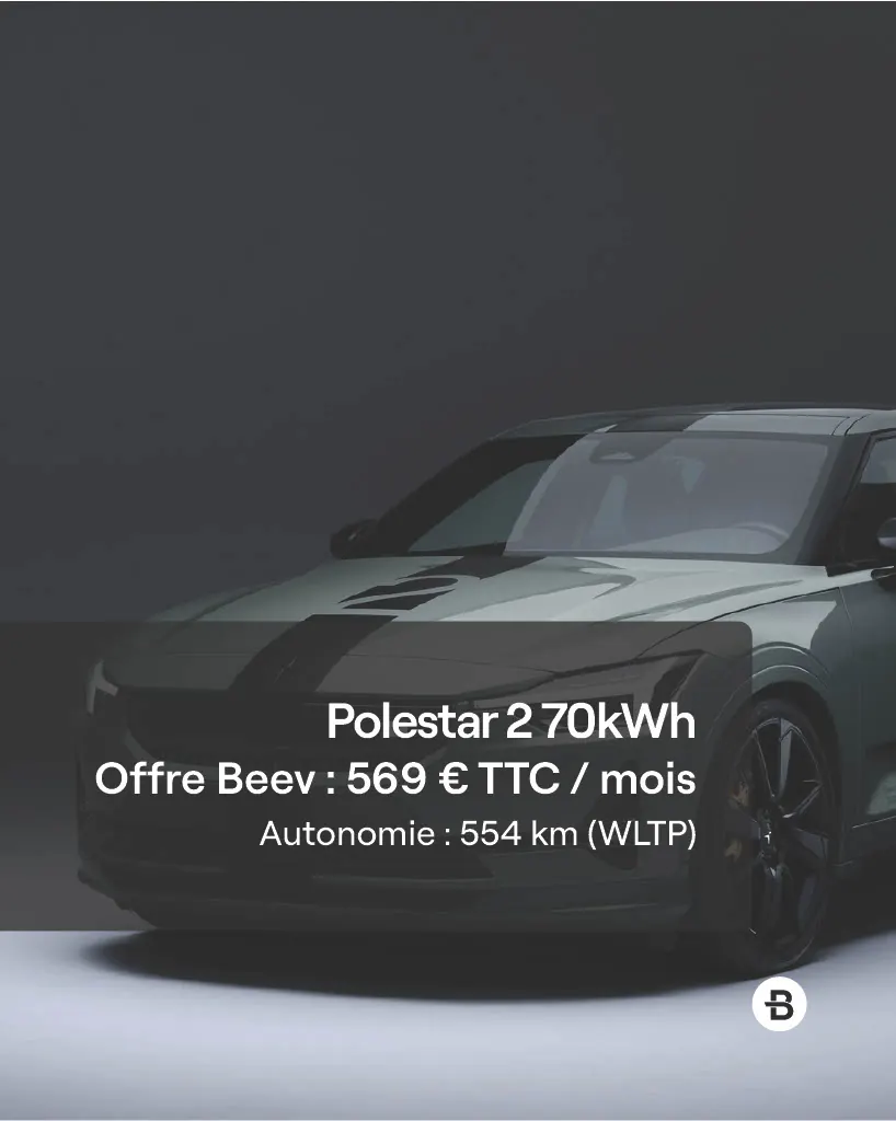Visuel offre de leasing Polestar 2
