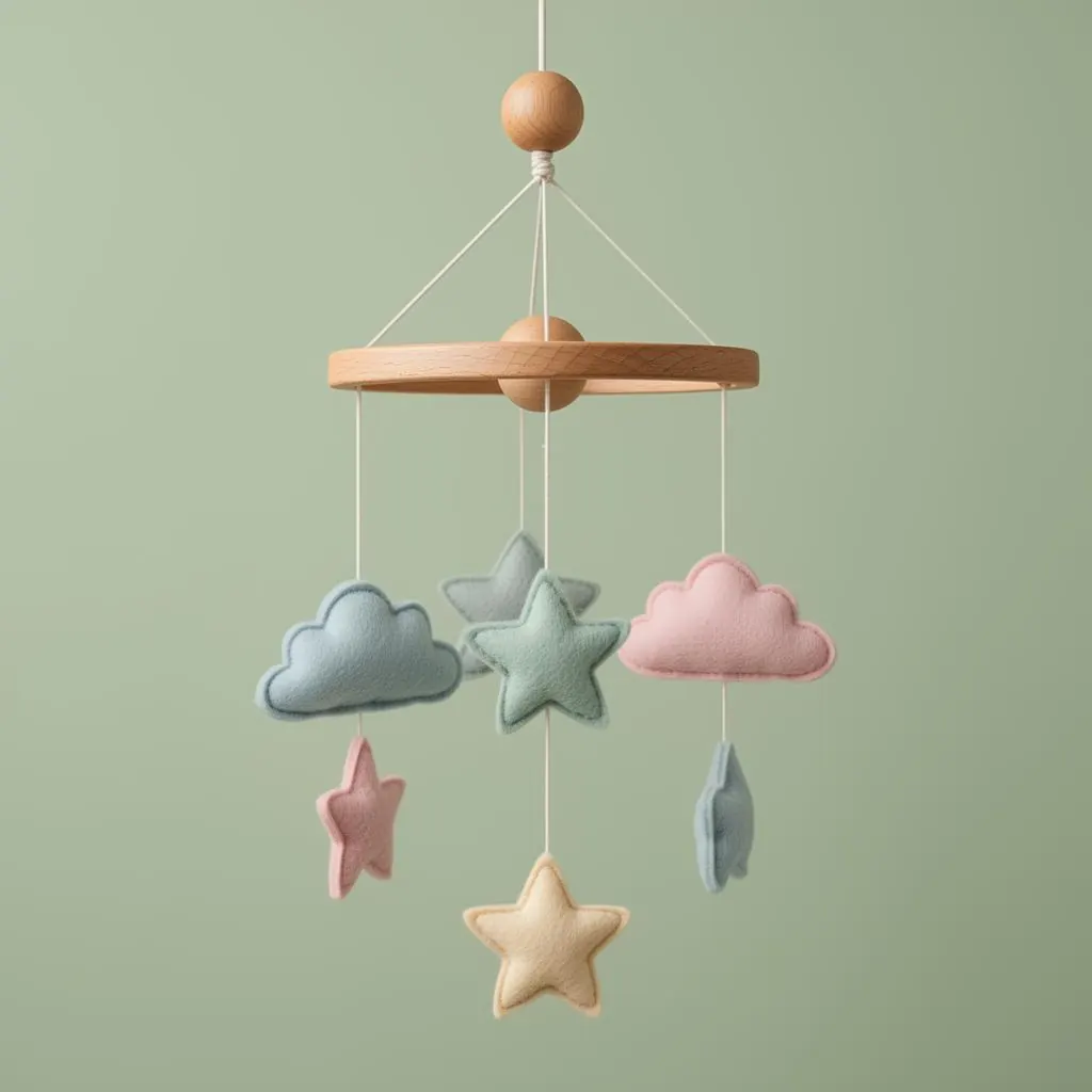 Mobile musical en bois